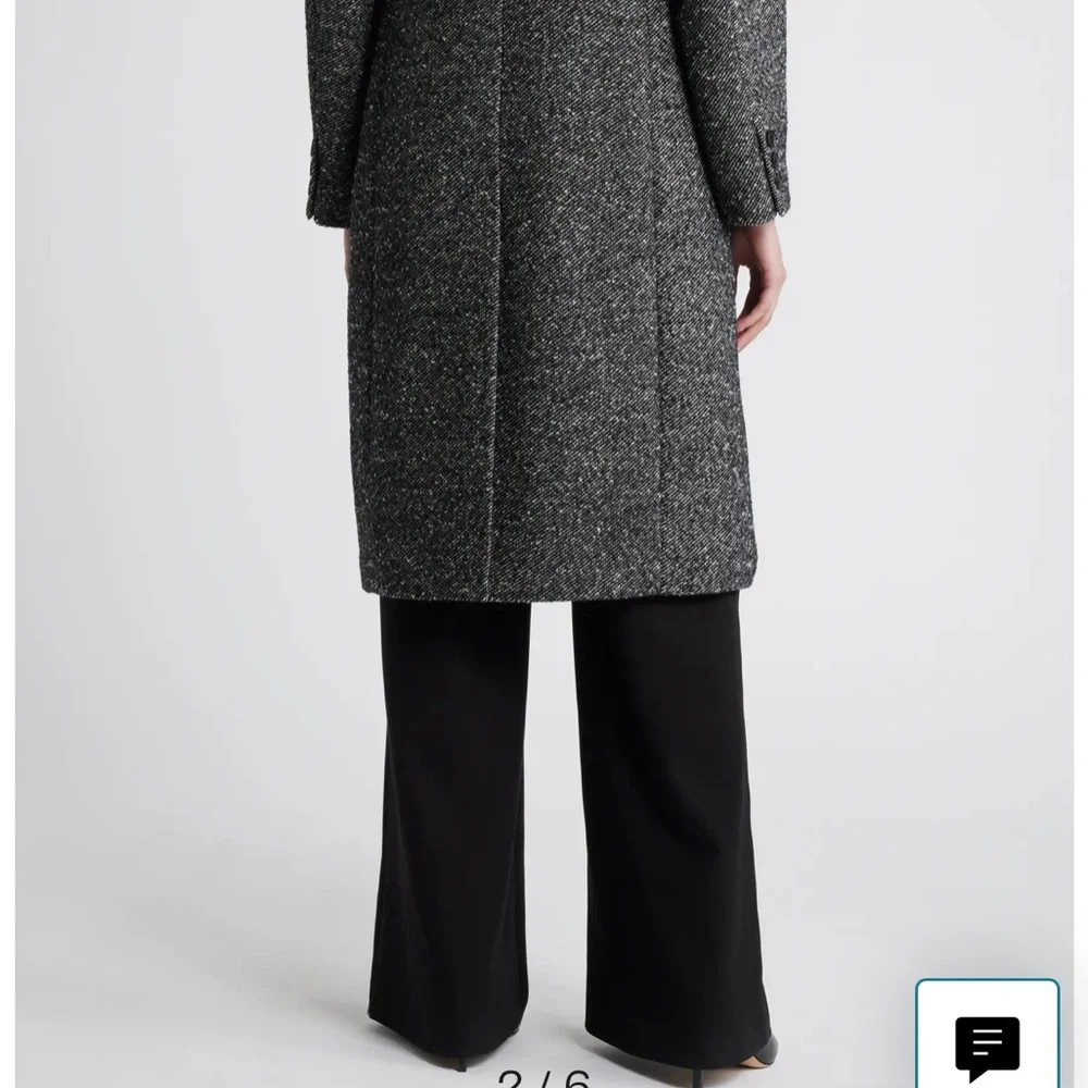 BCBG Max Azria Slim Fit Double Breasted Coat Size XL New With Tags - Picture 5 of 13